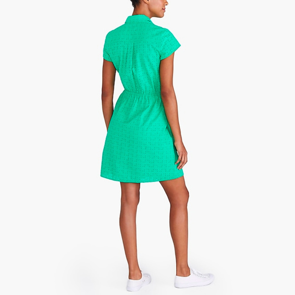 🆕 NWT 💚 J. Crew Factory eyelet dress - Picture 2 of 4